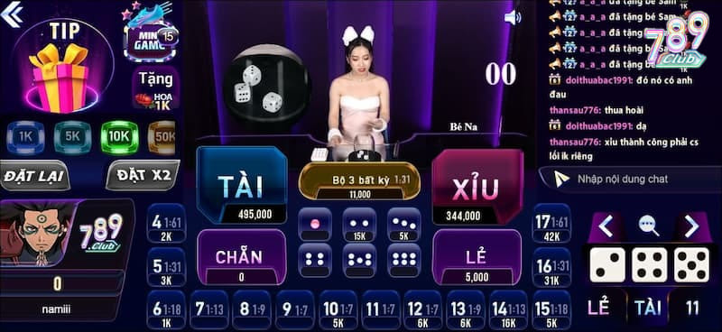 Trải nghiệm cược tài xỉu livestream đỉnh cao tại 789club 2 tài xỉu livestream